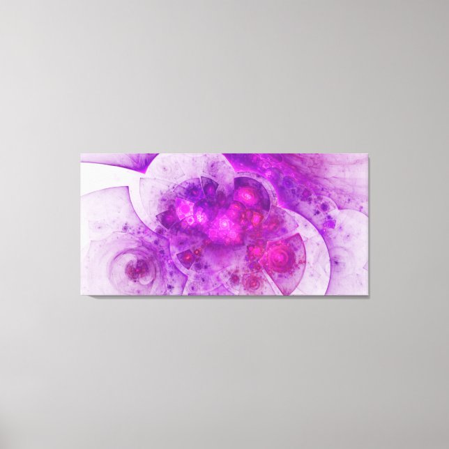 Crystal Gazing Geometric Abstrakt Art Canvastryck (Framsida)