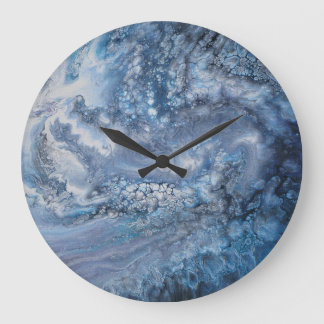 Crystal Geode Clock Stor Klocka