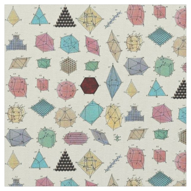 Crystal geometri tyg (Närbild)