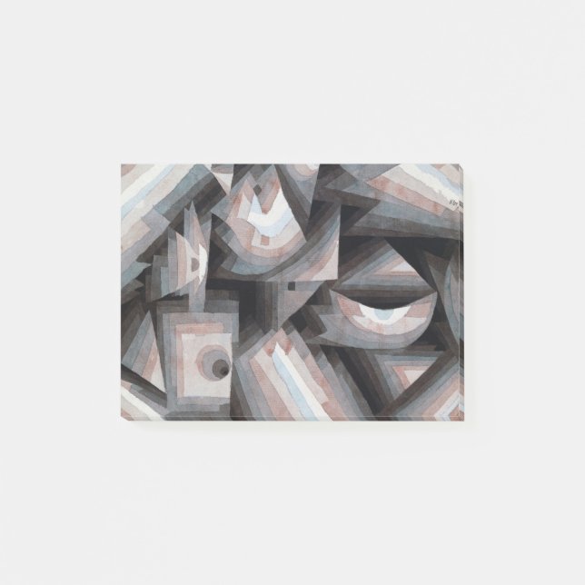 Crystal gradation (1921) by paul klee post-it block (Framsida)