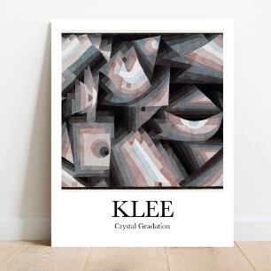 Crystal gradation av Paul Klee Poster