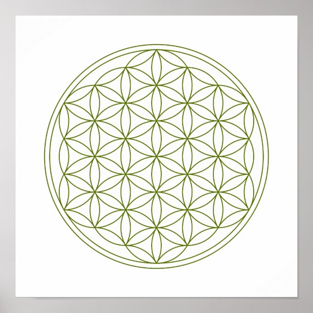 Crystal Grid - Livets blomma Poster (Framsidan)