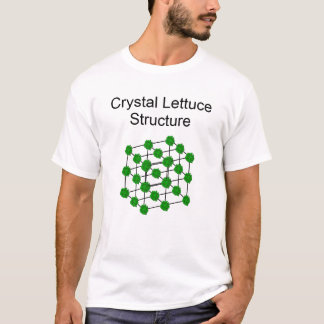 Crystal grönsallat strukturerar tee shirt