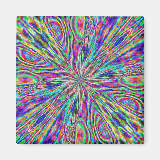 Crystal Groovy Fridge eller Locker Magnets Magnet (Framsidan)