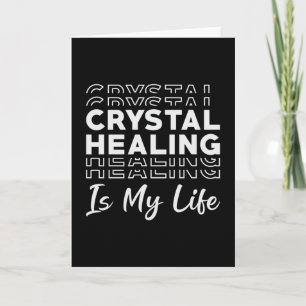 Crystal Healing är mina livskrystals Gemstones Kort