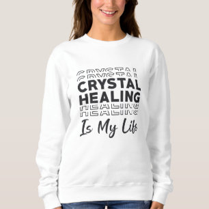 Crystal Healing är mitt liv Crystals Gemstones Gif T Shirt
