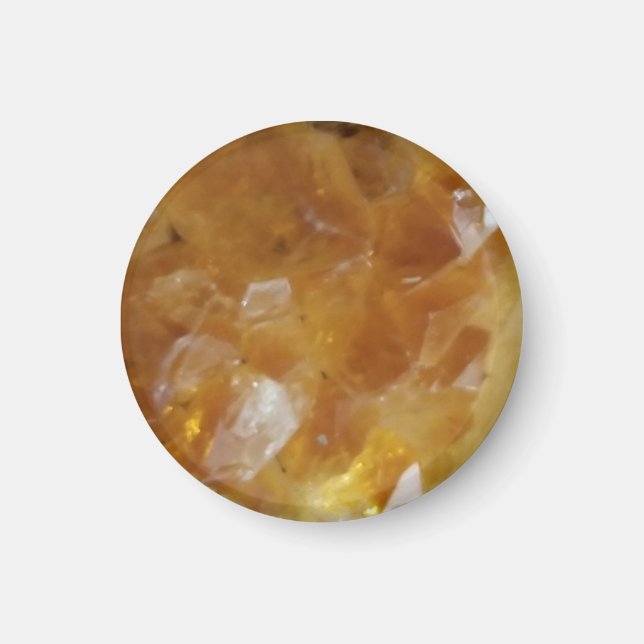 Crystal Healing Citrine Magnet (Framsidan)