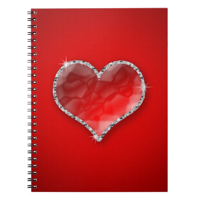 Crystal Heart Anteckningsbok (Framsidan)