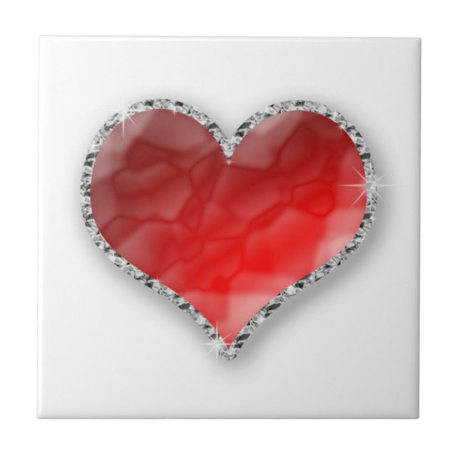 Crystal Heart Kakelplatta (Framsidan)