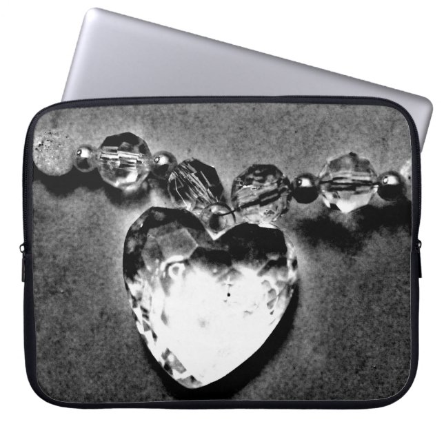 Crystal Heart Laptop Fodral (Framsidan)
