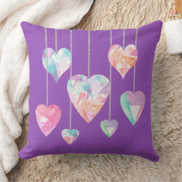 Crystal Hearts Kudde