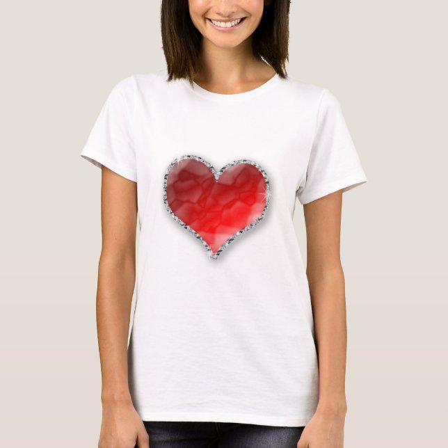 Crystal hjärta tee (Framsida)