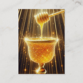 Crystal honey | Psalm 19:9-11 KJV-kortruta Visitkort