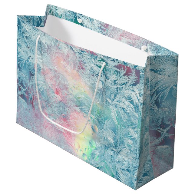 Crystal Ice Färg Gift Bag (Framsidan Vinklad)