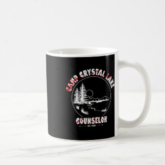 Crystal Lake läggrådgivare kostym Halloween skräck Kaffemugg