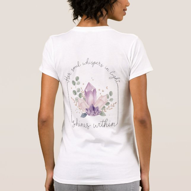 Crystal Light Soulshine – Mystic Boho Design T Shirt (Baksida)