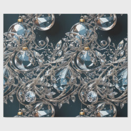 Crystal Luxury Ornaments Wrapping Papper Presentpapper