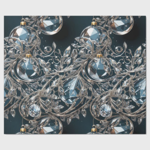 Crystal Luxury Ornaments Wrapping Papper Presentpapper