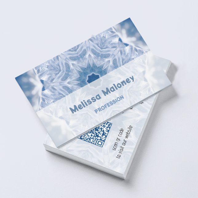 Crystal Mandala | QR-kod Visitkort (Skapare uppladdad)