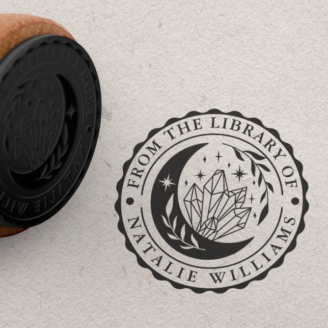 Crystal Måne från Bibliotek Stämpel (Skapare uppladdad)