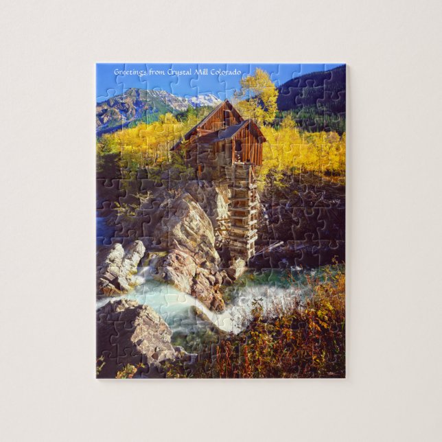 Crystal Mill Colorado. Jigszle Puzzle Pussel (Vertikal)