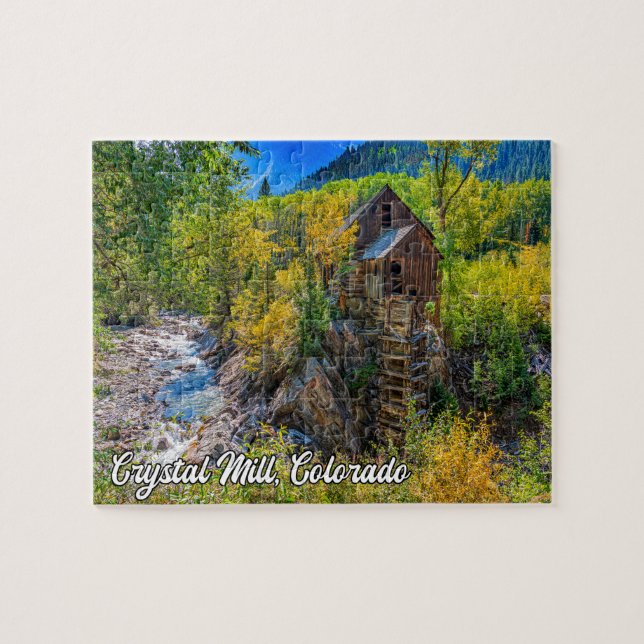 Crystal Mill, Crystal, Colorado Pussel (Horisontell)