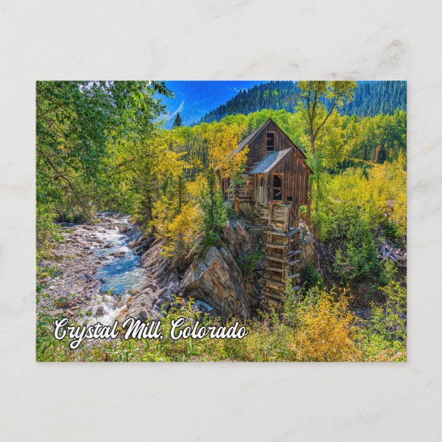 Crystal Mill, Crystal, Colorado Vykort (Framsida)
