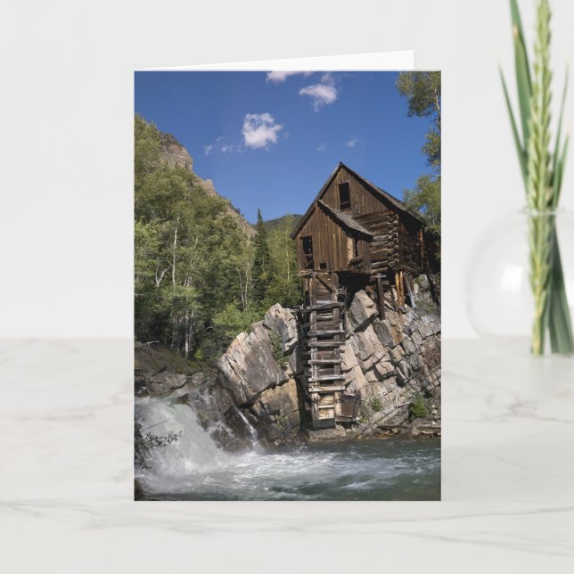 Crystal Mill-hälsningskort Kort (Framsida)