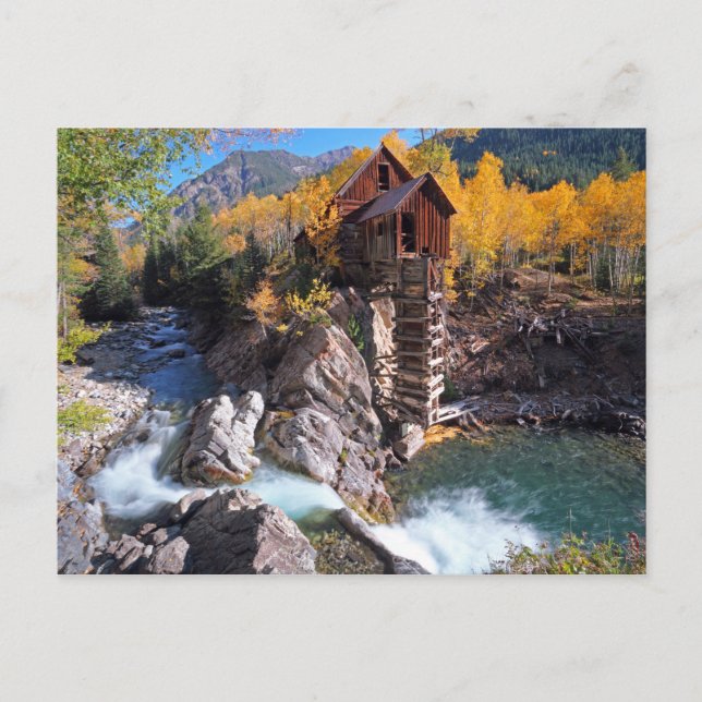 Crystal Mill, Marble, Colorado, USA Vykort (Framsida)