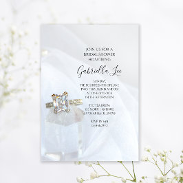 Crystal-Möhippan Ring i Square Diamond Inbjudningar