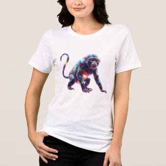 Crystal Monkey Art T Shirt