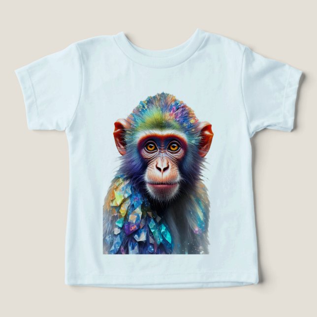 Crystal Monkey T Shirt (Design Framsida)