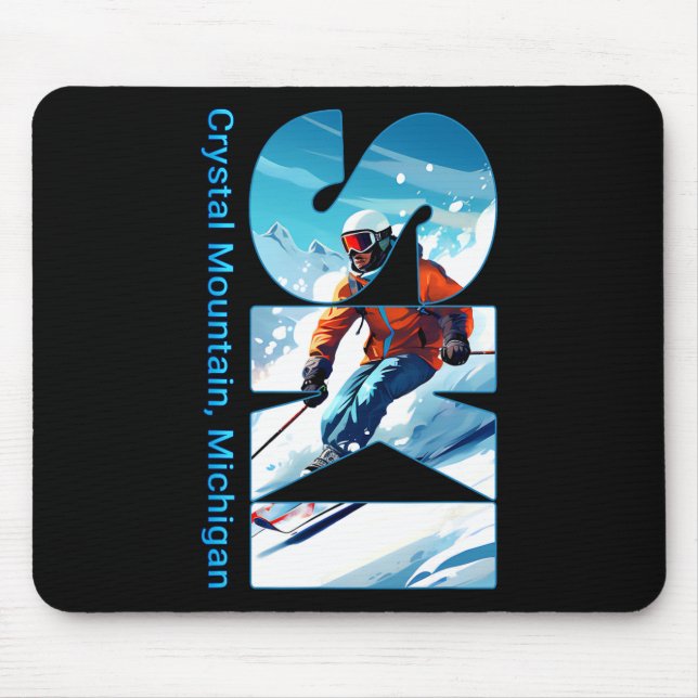 Crystal Mountain Michigan Skiing Vacation Ski Outd Musmatta (Framsidan)