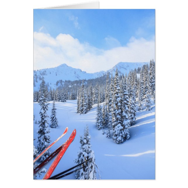 Crystal Mountain Ski Resort, nära Mt. Rainier 2 Hälsningskort (Framsidan)