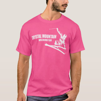 Crystal Mountain Washington Skidåkare Aktiv T Shirt