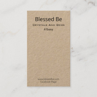 Crystal och Gem Paket backar Visitkort