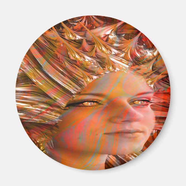 Crystal Öga Magnet (Framsidan)