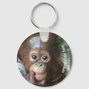 Crystal Orangutan Orphan Spara Nyckelring