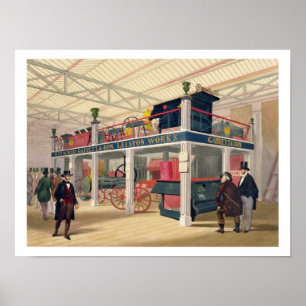 Crystal Palace, jordbruksdomstolen (färgad l Poster
