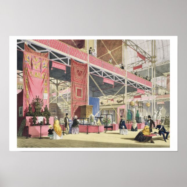 Crystal Palace, Tunis och China Galleries (kol) Poster (Framsidan)
