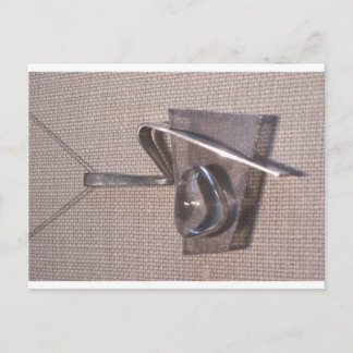 Crystal Pendant Skärm Stainless Steel Vykort