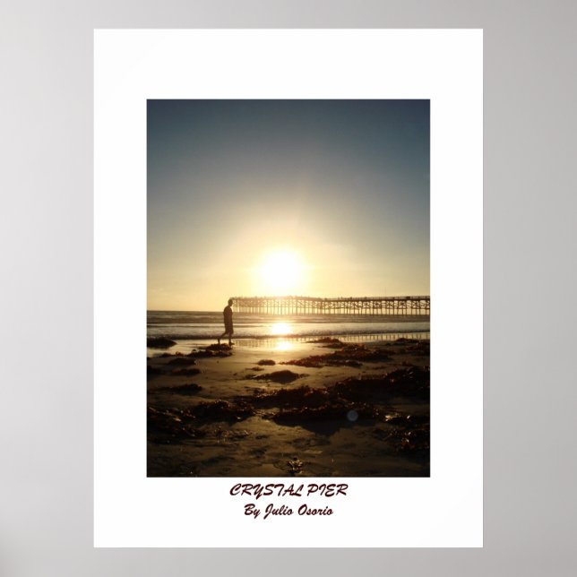 CRYSTAL PIER POSTER (Framsidan)