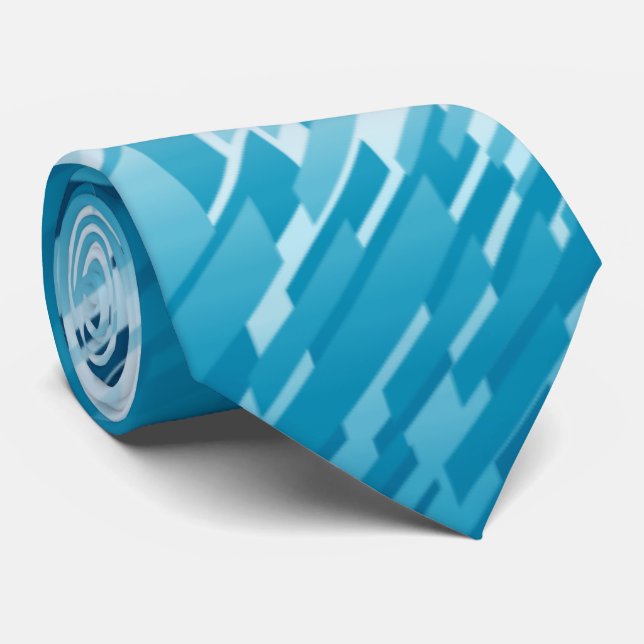 Crystal Prism Stripe Spectrum Teal Two-Sided Slips (Rullad)