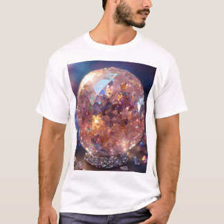 Crystal Quarts planet glitter silver blanka twinkl T Shirt