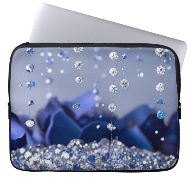 Crystal Rain Electronics Bag Laptop Fodral (Framsidan)
