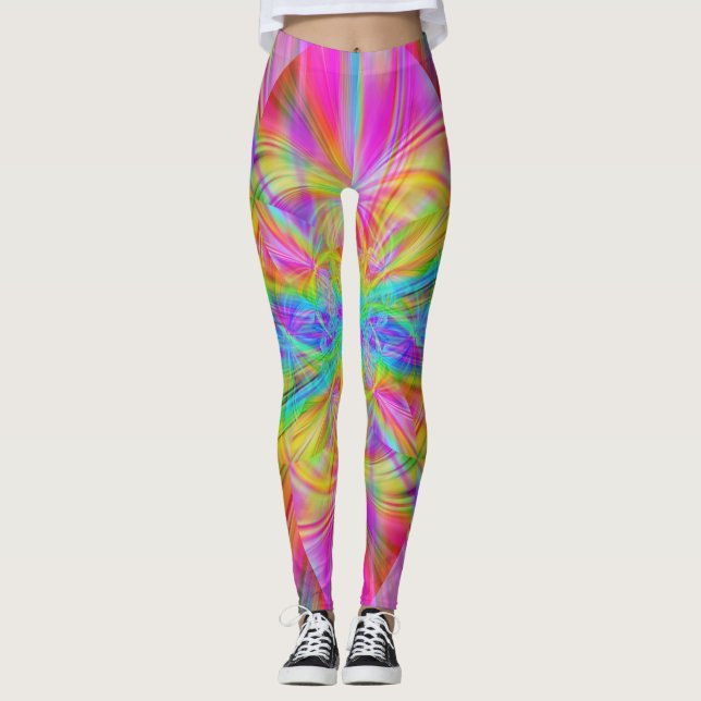 Crystal Rainbow Beams Leggings (Framsida)