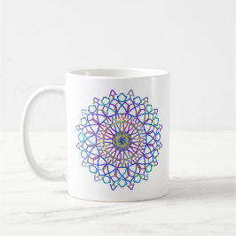 Crystal Rainbow Mandala Kaffemugg