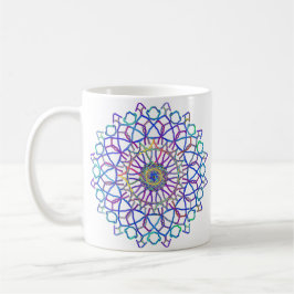Crystal Rainbow Mandala Kaffemugg