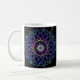 Crystal Rainbow Mandala Kaffemugg
