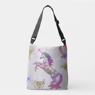 Crystal Rainbow Unicorn Axelväska